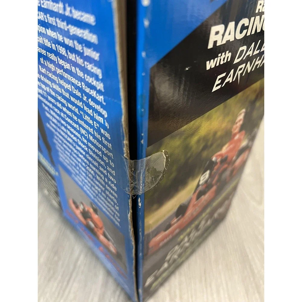Vintage Taiyo Edge RC Dale Earnhardt Jr Racing Kart 49MHz NASCAR Driver 2003